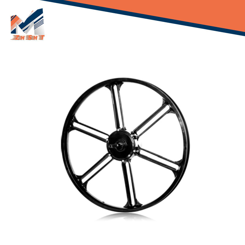 Mountain bike motor 26” integrated wheel motor wheel hub motor brushless toothed motor modified car six blade wheel