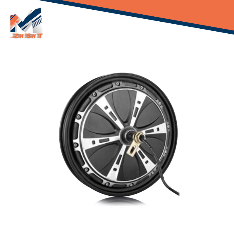 Electric vehicle wheel hub motor 12 inch motor brushless toothless motor disc brake motor